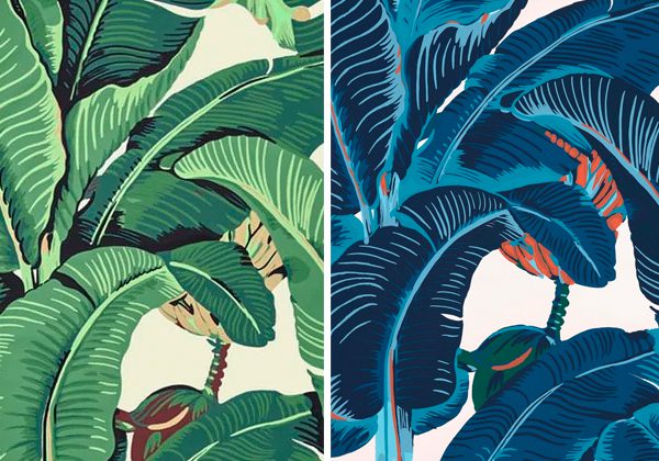 Tropical Wallpaper - Martinique banana leaf pattern