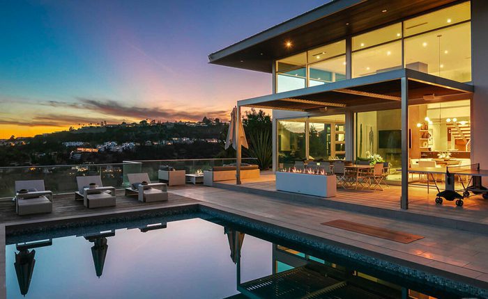 Nichols Canyon Contemporary Modern with sweeping views.