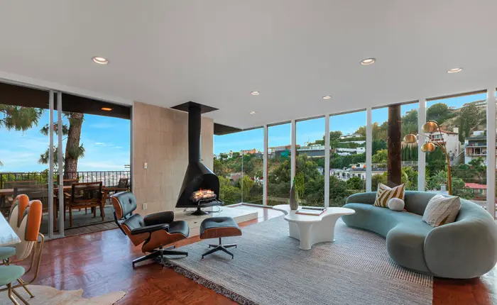Sunset Strip Mid Century Contemporary Home with jetliner views