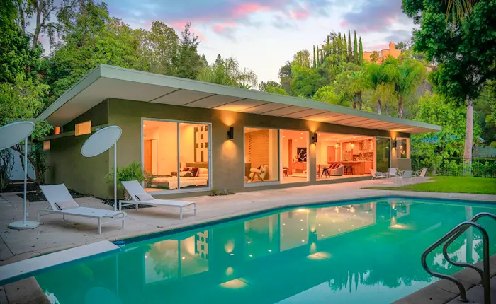 Beverly Crest Mid Century Modern home by architect Rex Lotery