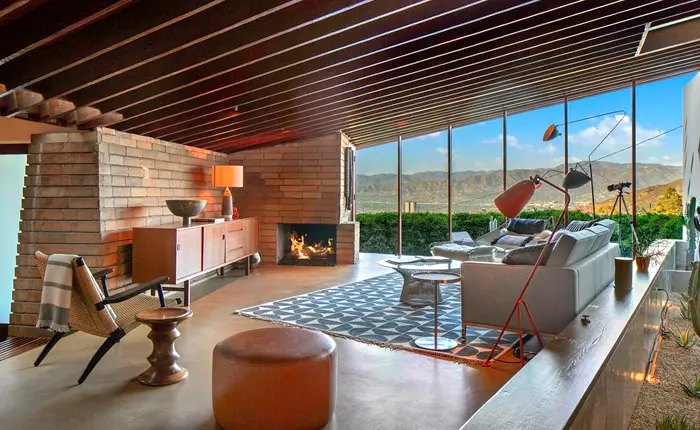 John Lautner Bergren Residence, a mid century modern house in the Hollywood Hills