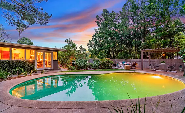 Mid Century Modern Laurel Canyon Pool Home