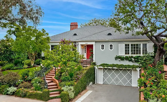 Traditional Westwood Hills Home with red front door