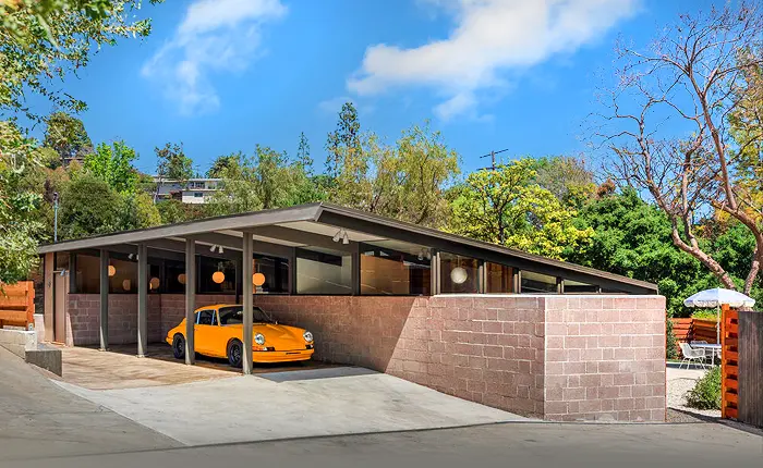 The Hart Residence, a Quincy Jones Mid Century Modern home in Brentwood