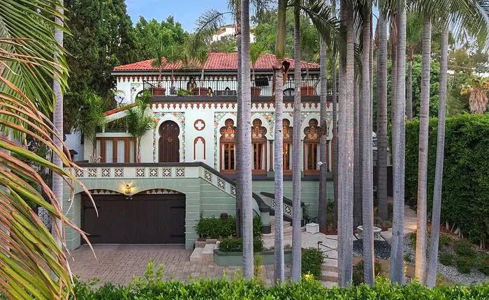Historic Hollywood estate, masterfully envisioned by architect William L. Skidmore.