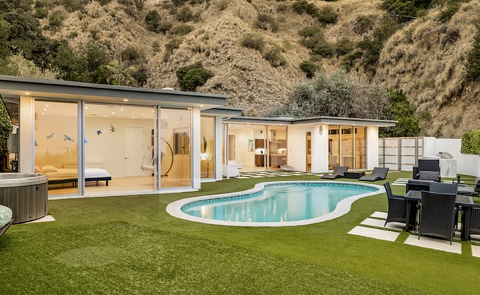Mid Century Modern Sunset Strip home with pool