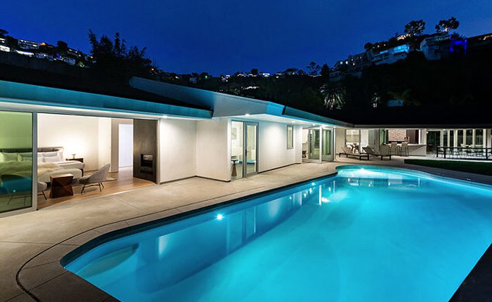 Sunset Strip Mid-Century Home with pool